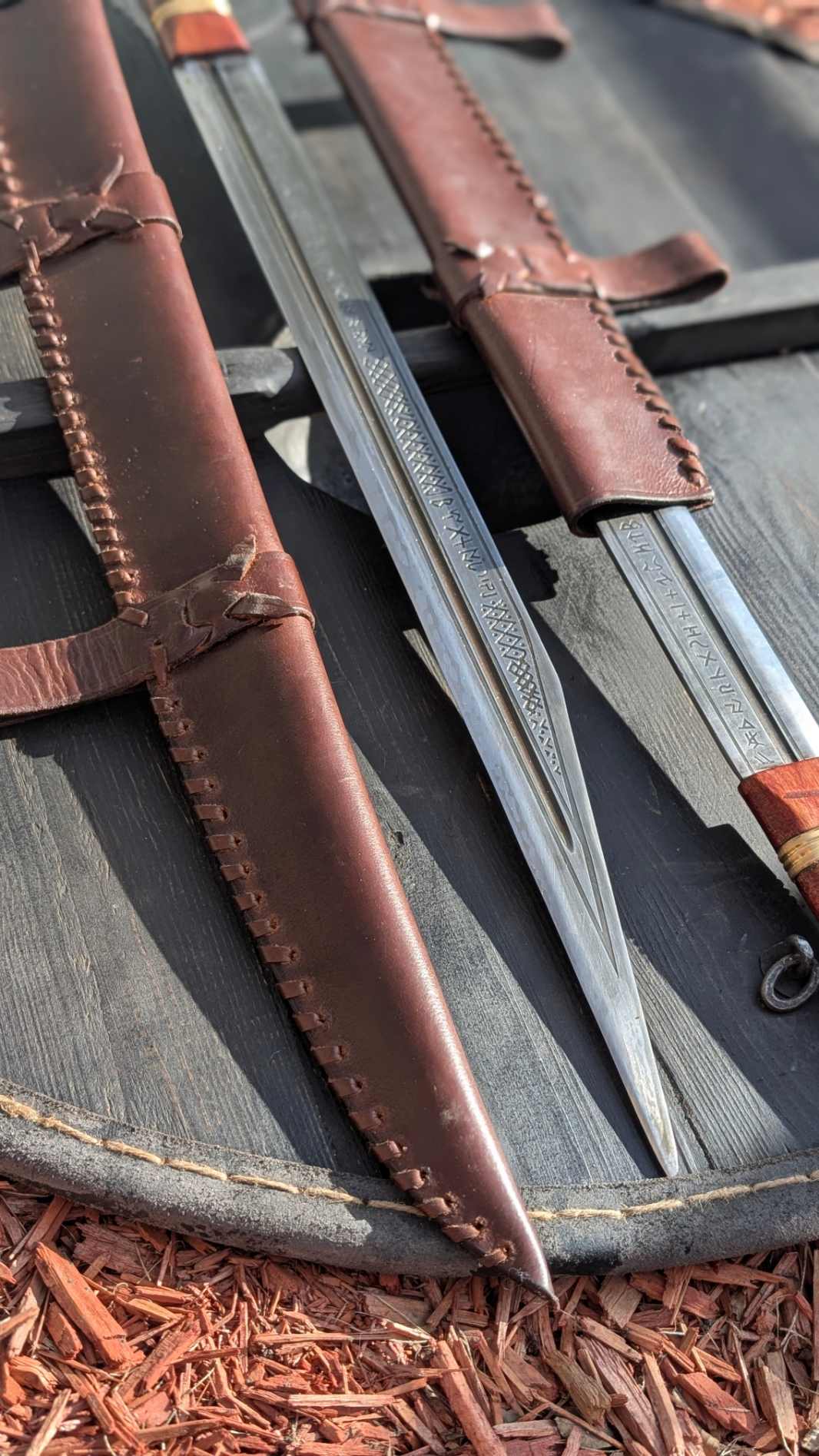 Seax of Beagnoth Replica Langseax, EN45 High Carbon Steel