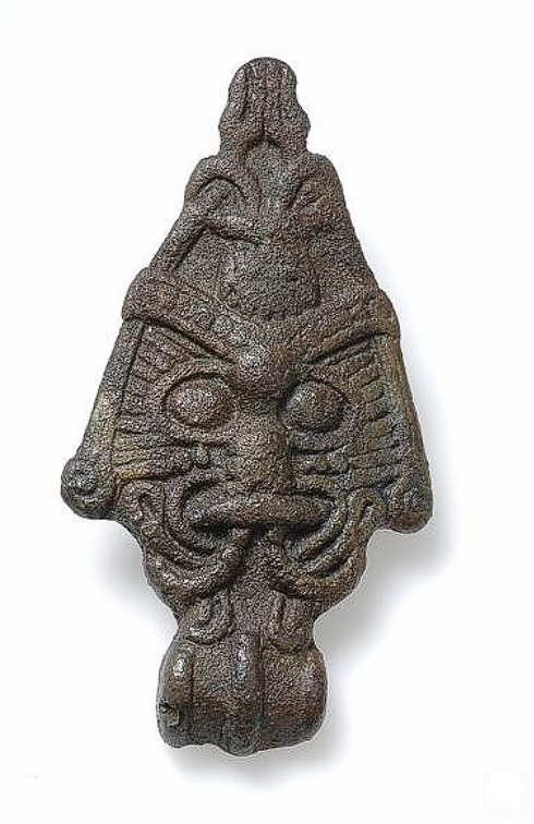 God Loki, Shape shifter Amulet – Viking Pendant in Brass, Pewter