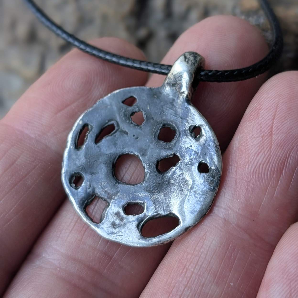 Viking Wild Beast Openwork Pendant – Cast Sterling Silver | Algiz-Rune Art