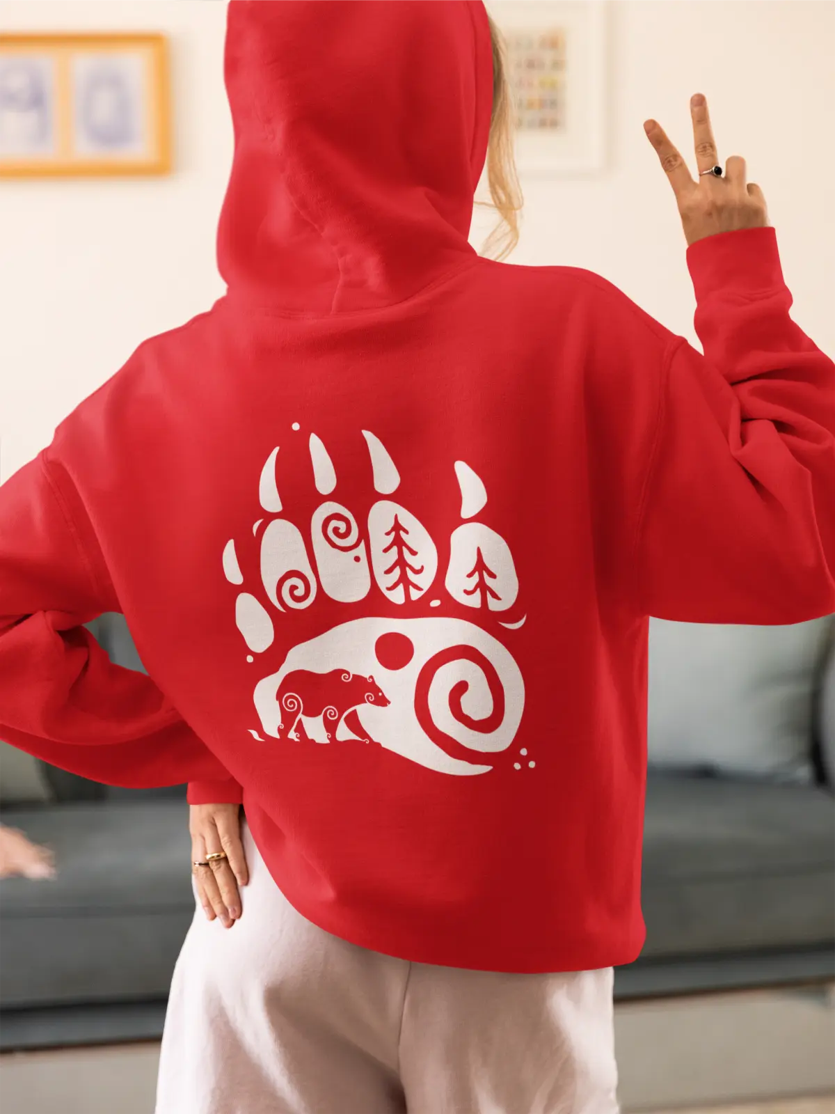 Bear Paw Hoodie – Strength & Spirit of the North