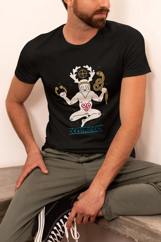 Cernunnos Horned God Unisex T-Shirt – Celtic Mythology Tee | LostRavn