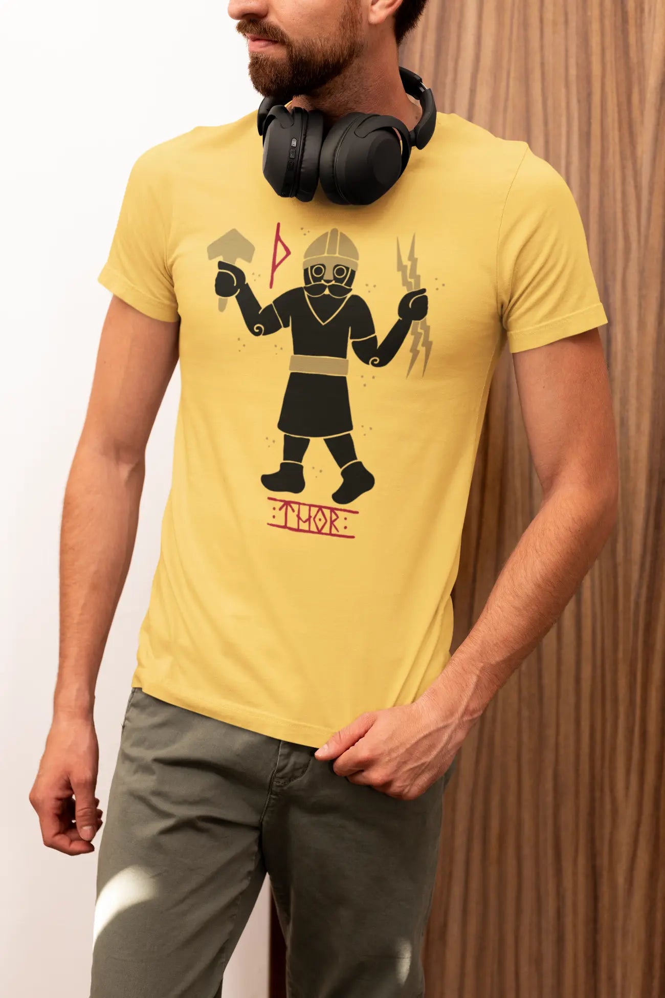 Thor Stormforged Viking T-Shirt – Norse Mythology & Mjolnir Symbol