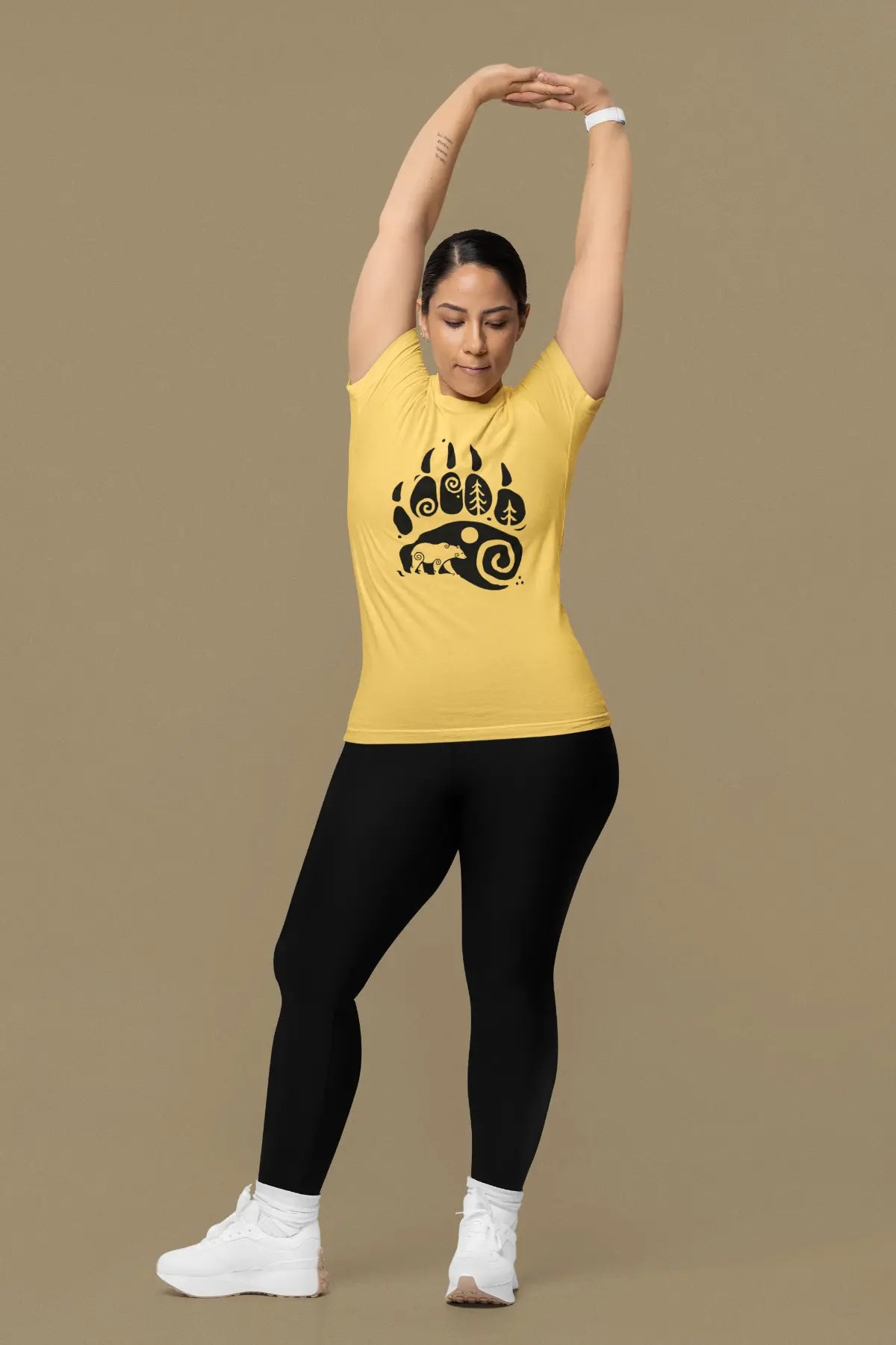 Bear Paw Unisex T-Shirt – Embrace the Spirit of the Wild