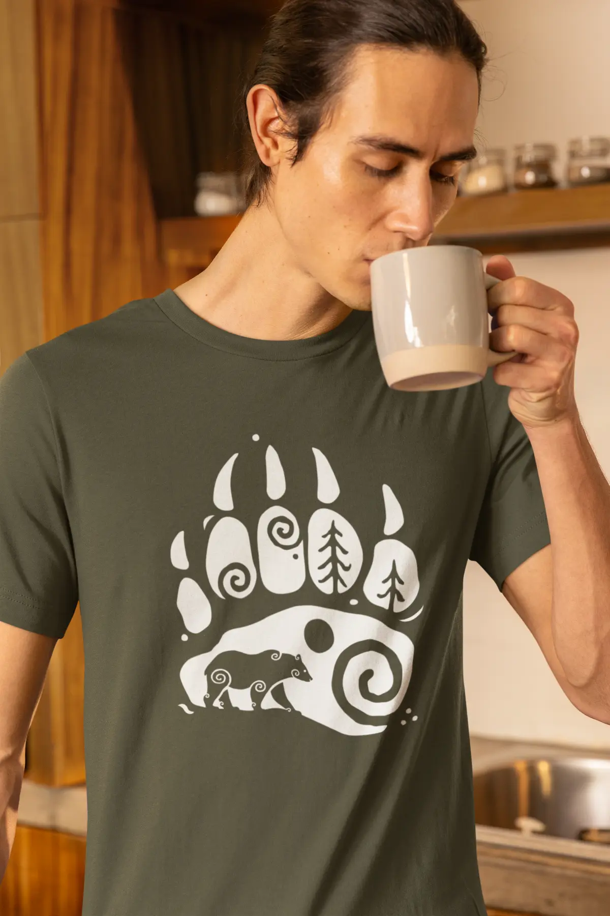 Bear Paw Unisex T-Shirt – King of the Forest