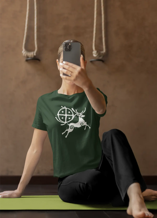 Horned Guardian / The Deer Unisex T-Shirt – Inspired by Nature & Myth
