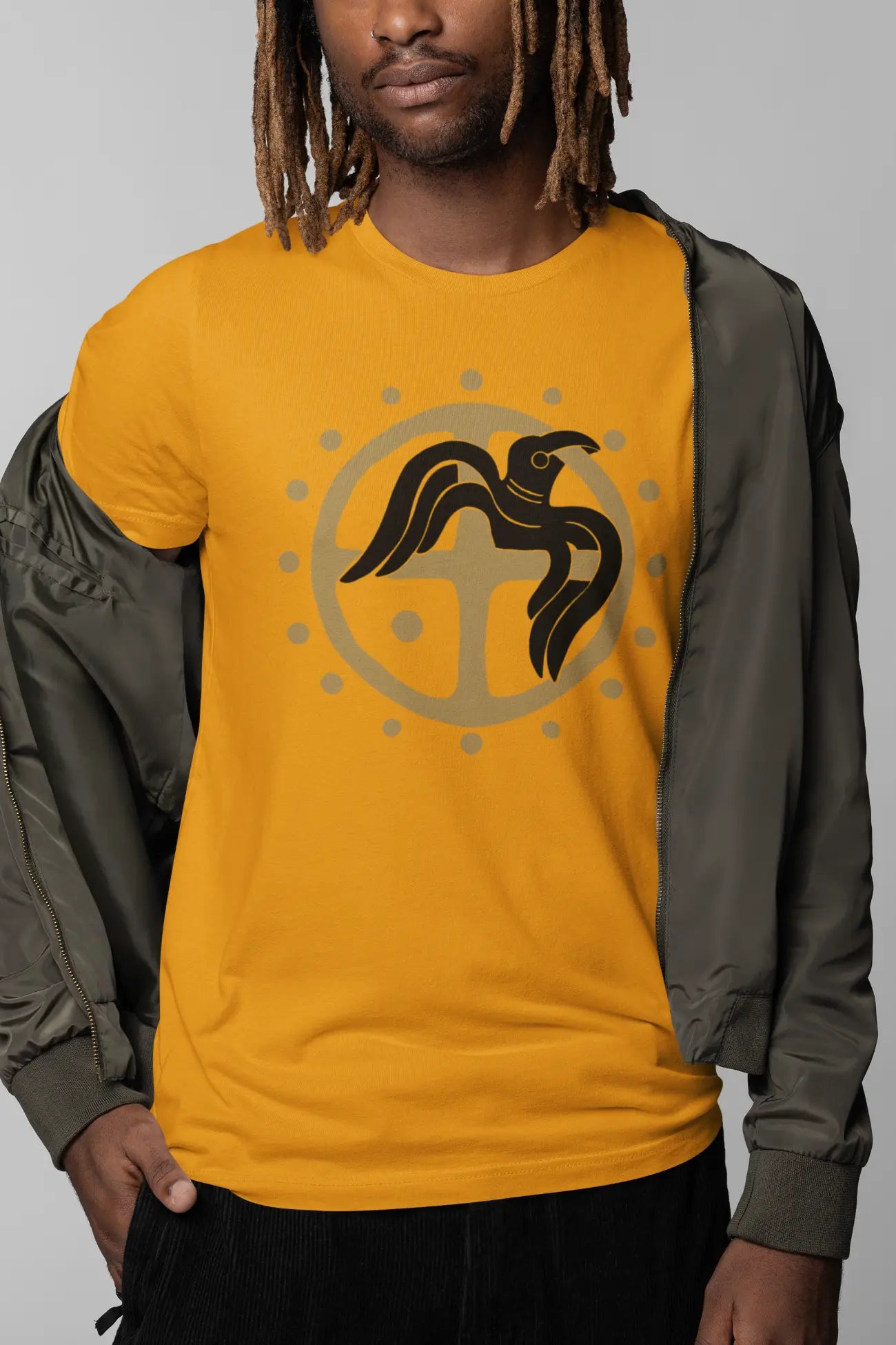 Raven Norse Mythology Unisex T-Shirt – Odin’s Ravens & LostRavn Logo