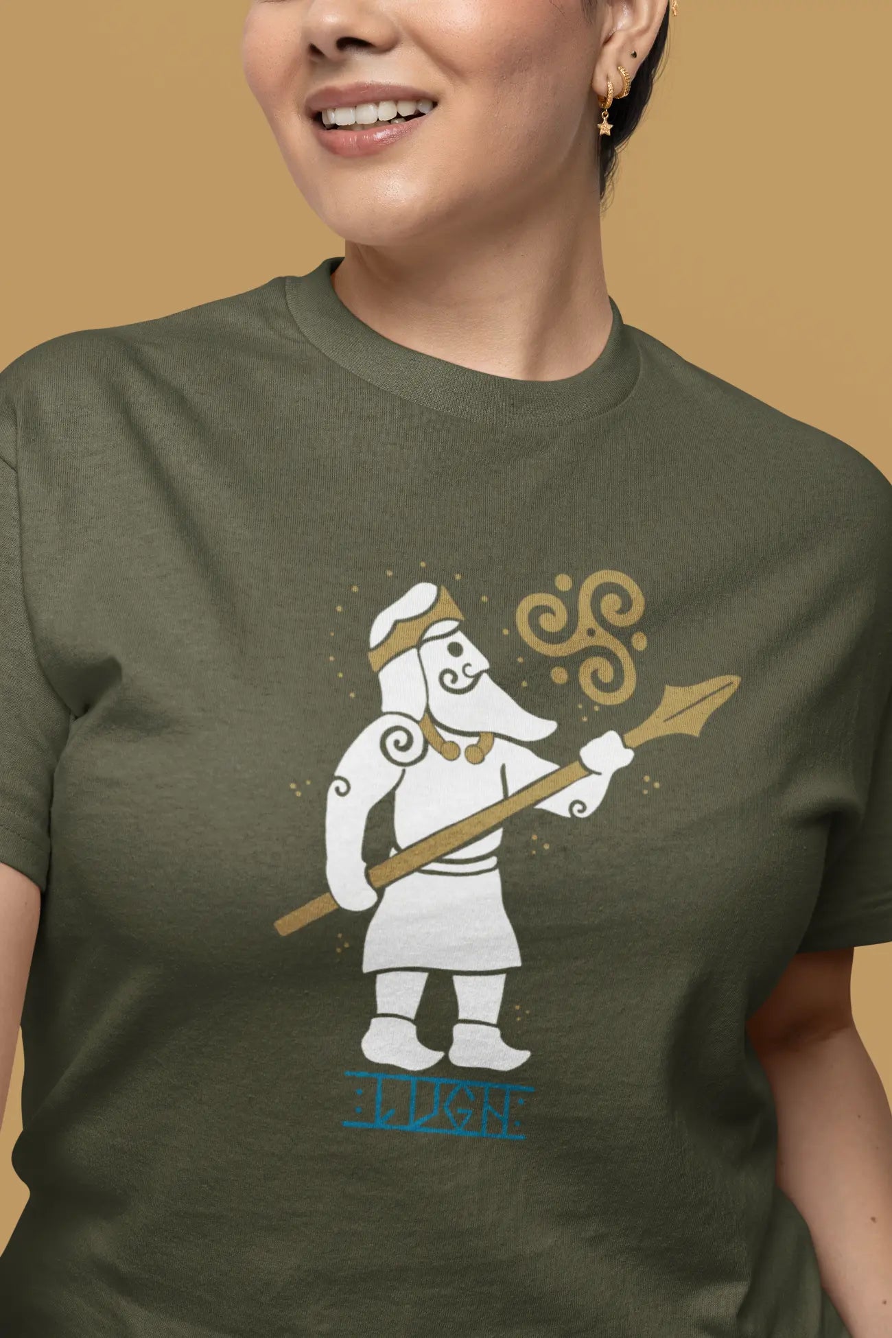 Lugh Celtic God Unisex T-Shirt – Irish Mythology, Skill & Mastery Design