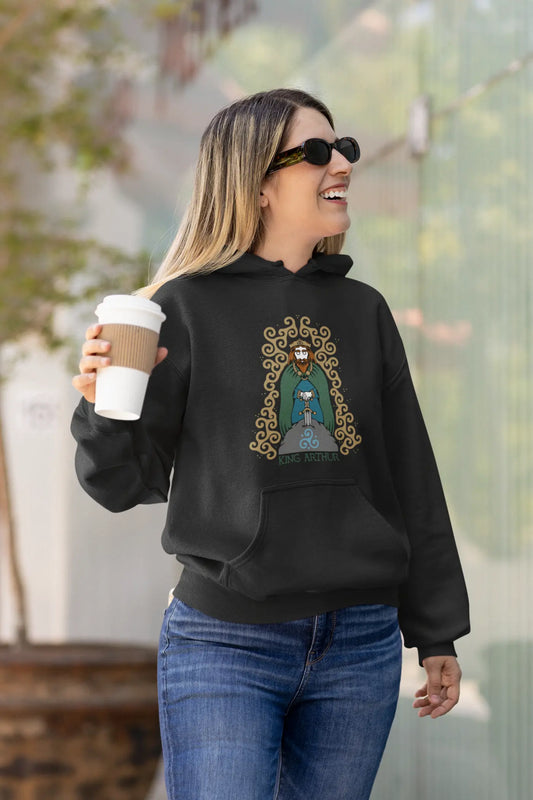 Excalibur Hoodie – Arthurian Sword of Kings Pullover for Men & Women | LostRavn