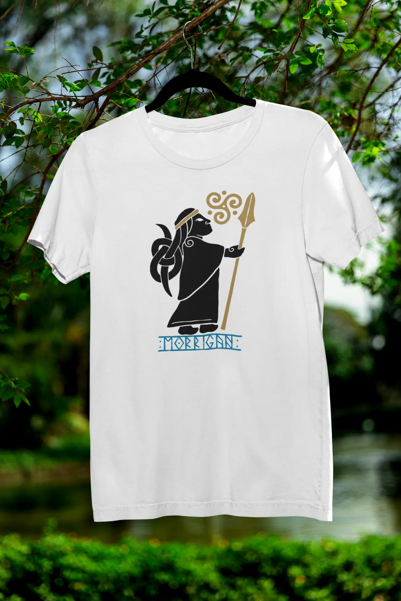 Morrigan Celtic Goddess Unisex T-Shirt – Irish Mythology & Ancient Legends Design