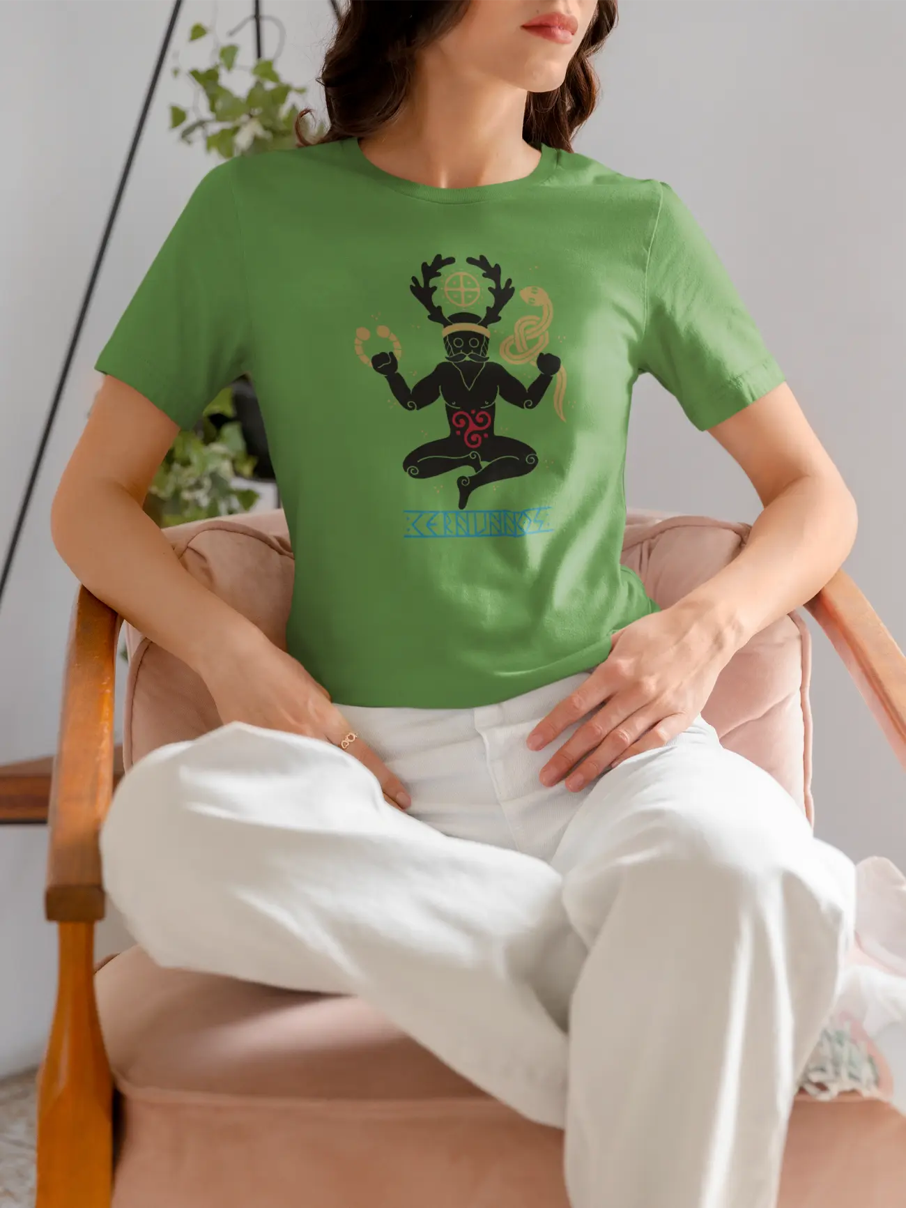 Cernunnos Unisex T-Shirt – Celtic Horned God of Nature | LostRavn