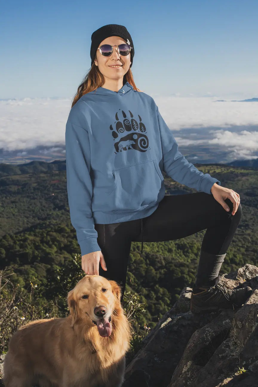Bear Paw Unisex Hoodie – Strength of the North | LostRavn Collection