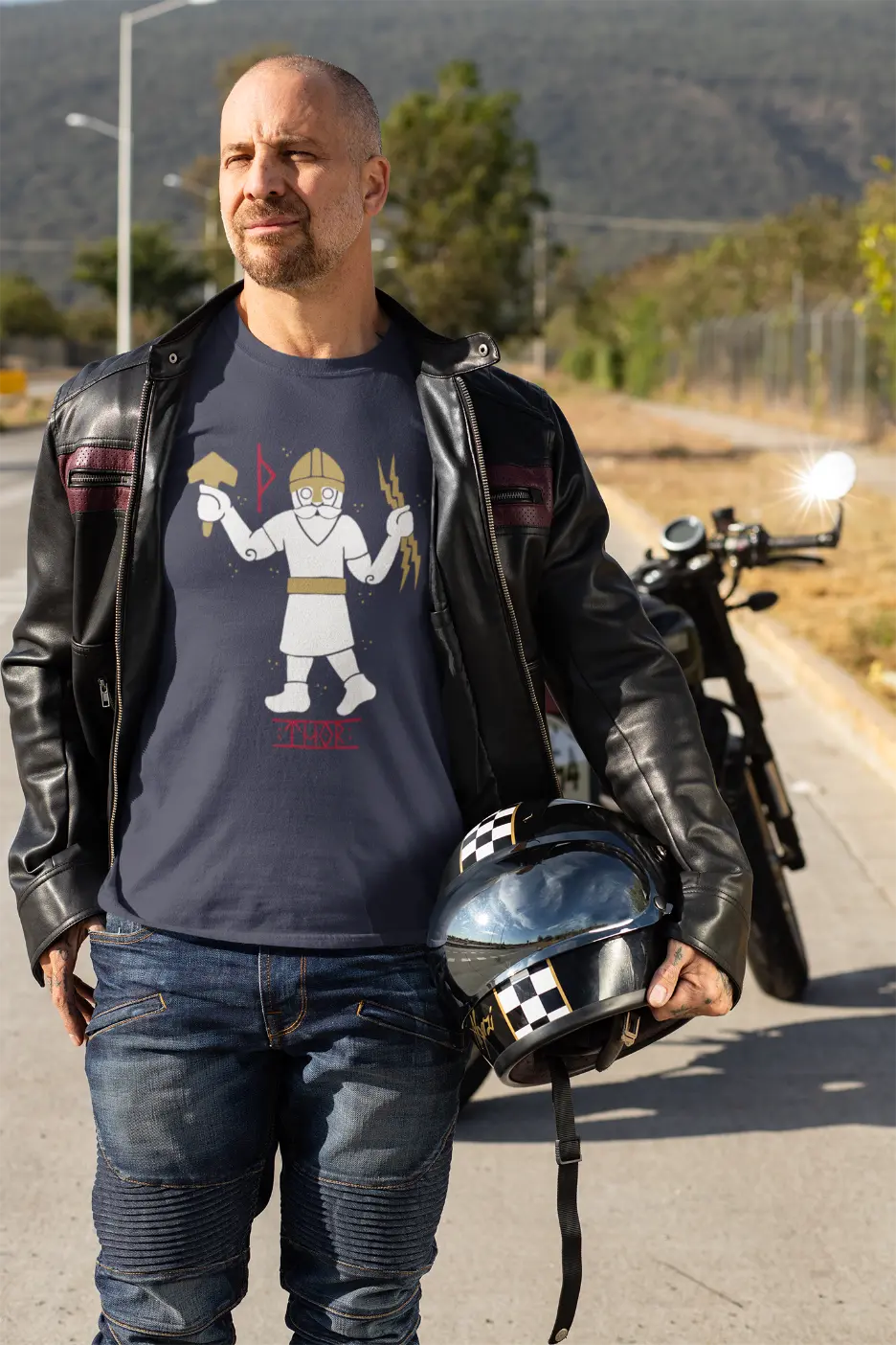 Thor Norse God Unisex T-Shirt – Viking Heritage & Power of Mjolnir