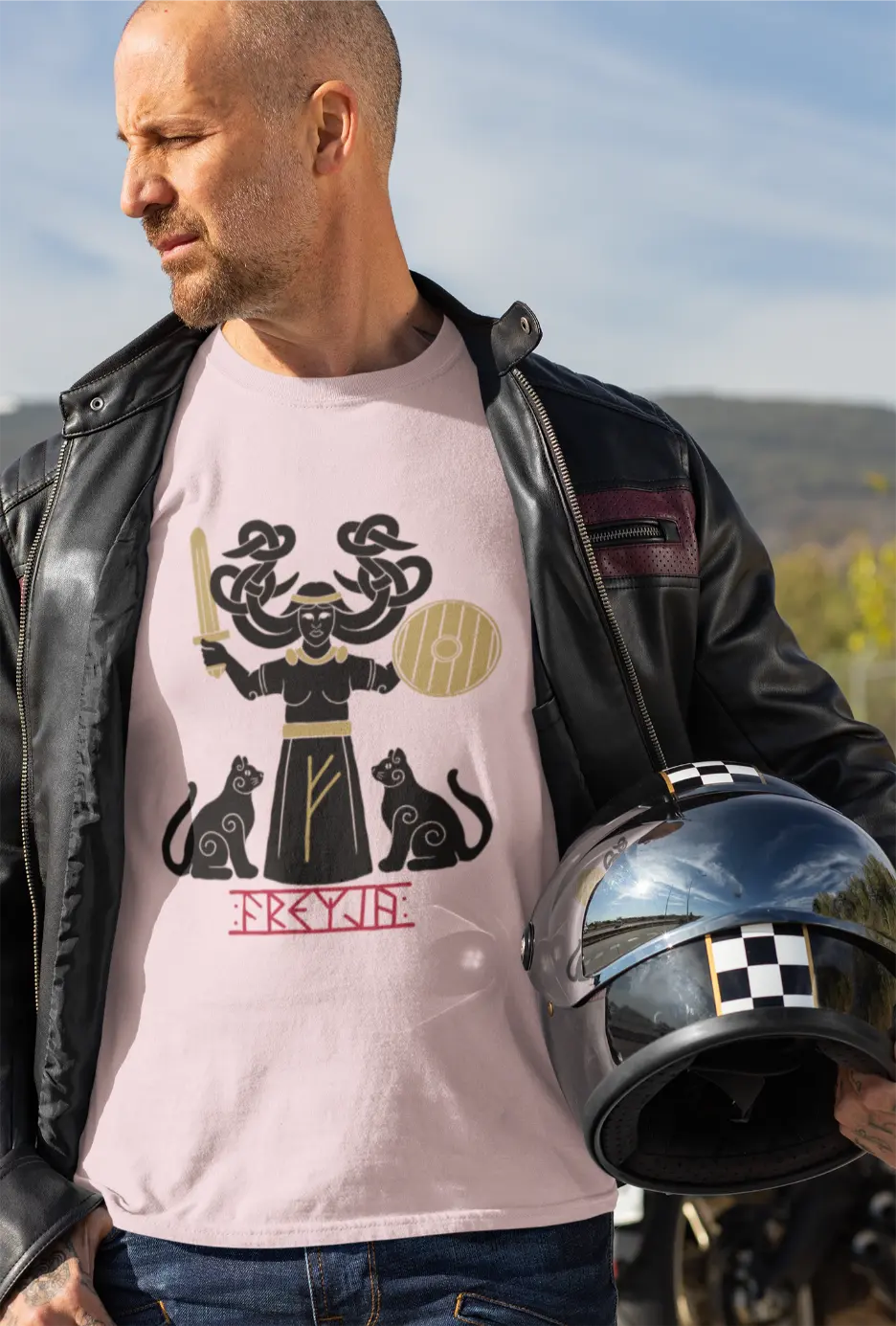 Freyja / Valfreyja Unisex T-Shirt – Norse Goddess of Strength, Spirit & Wild Freedom