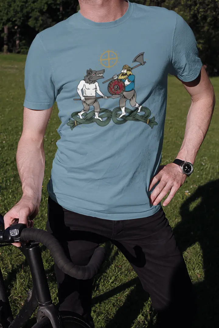 Berserkers’ Dance T-Shirt – Viking Age Warrior Art | LostRavn Collection