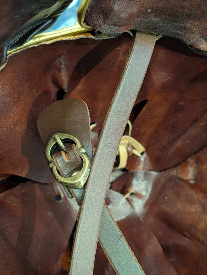 Sutton Hoo Deluxe Helmet Replica, 18 Gauge Steel