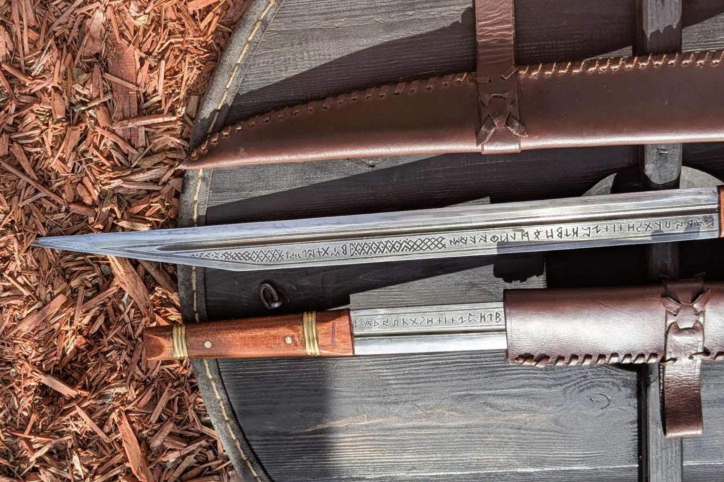 Seax of Beagnoth Replica Langseax, EN45 High Carbon Steel