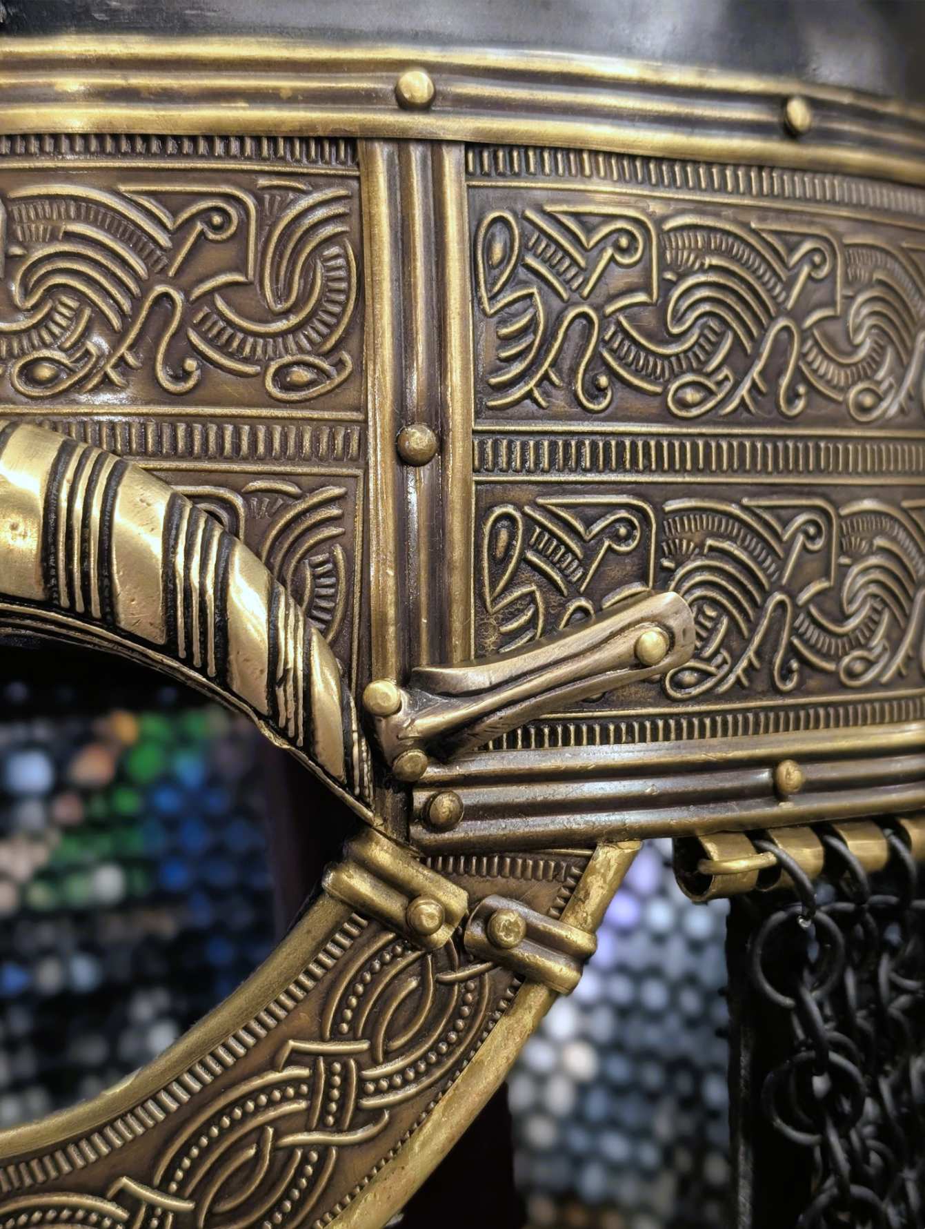 Valsgärde Viking Helmet Replica, Steel Norse Warrior Helm