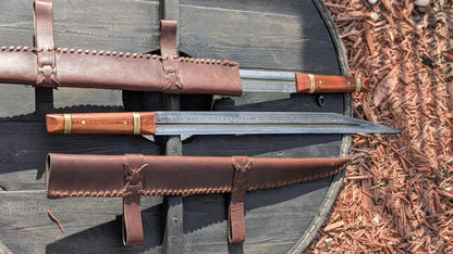 Seax of Beagnoth Replica Langseax, EN45 High Carbon Steel