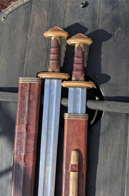 Sutton Hoo Migration Era Sword, EN45 High Carbon Steel