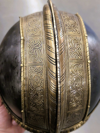 Valsgärde Viking Helmet Replica, Steel Norse Warrior Helm