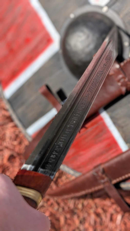 Seax of Beagnoth Replica Langseax, EN45 High Carbon Steel