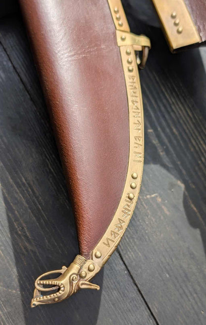 10th Century Jelling Style Viking Seax, C60 High Carbon Steel