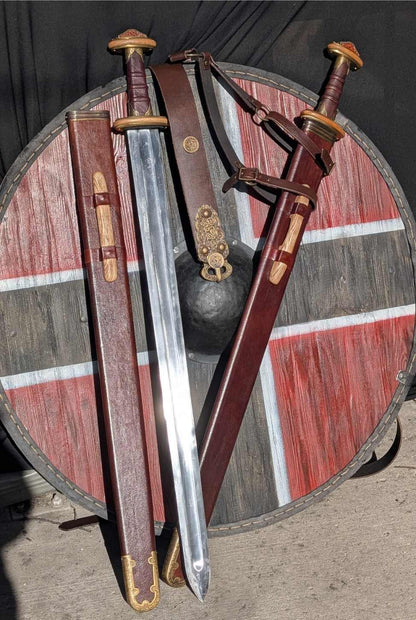 Sutton Hoo Migration Era Sword, EN45 High Carbon Steel