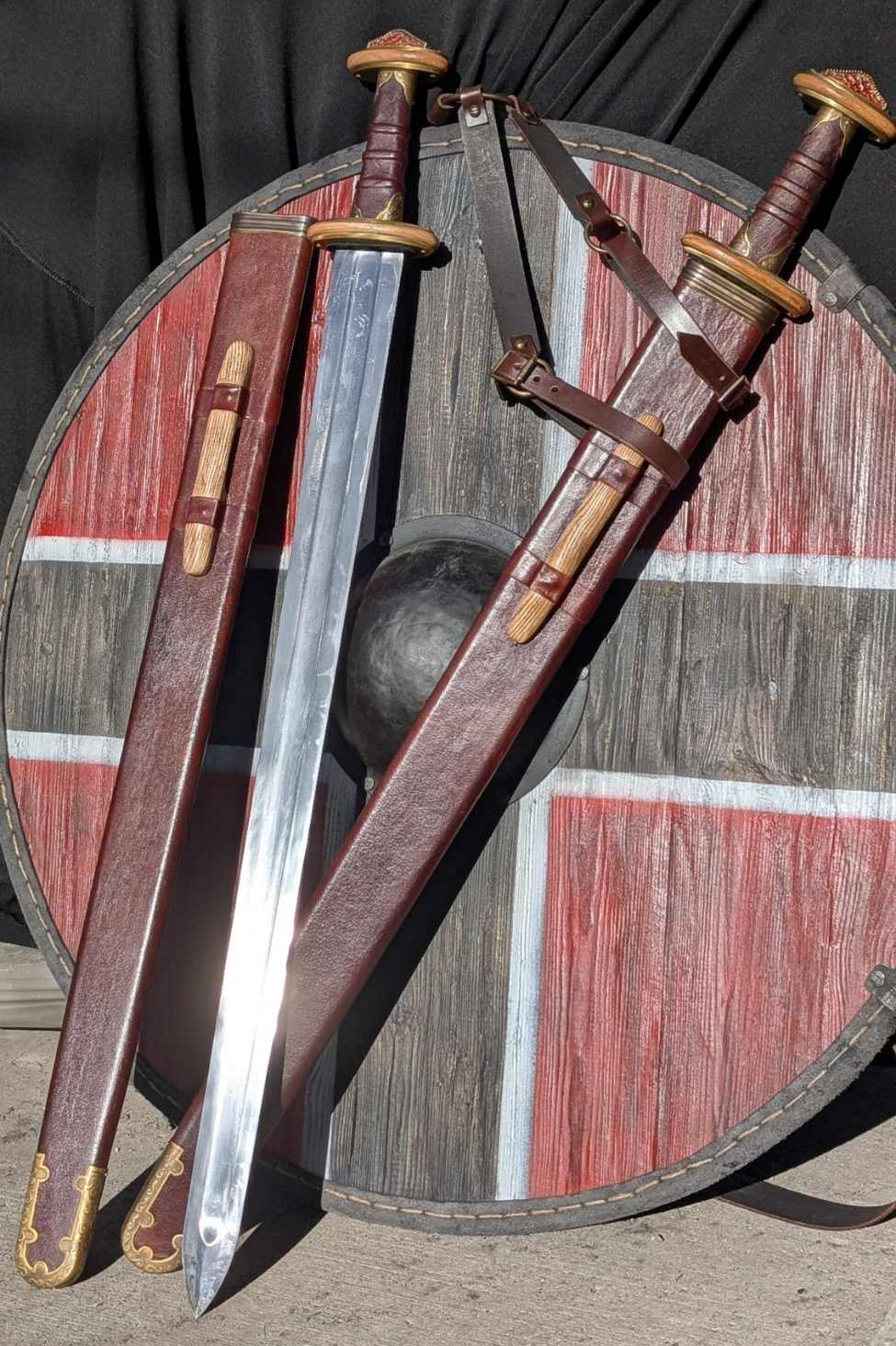 Sutton Hoo Migration Era Sword, EN45 High Carbon Steel