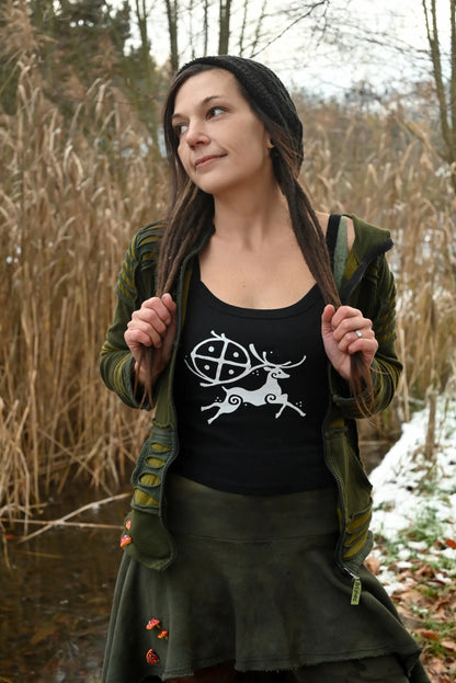 Wild Deer Women’s Micro-Rib Tank Top