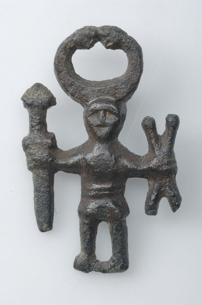 Odin Warrior Pendant – Uppland Inspired Bone Amulet, Vendel Period Design
