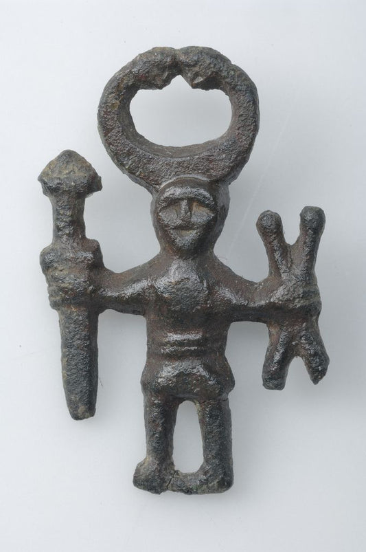 Odin Warrior Pendant – Uppland Inspired Bone Amulet, Vendel Period Design