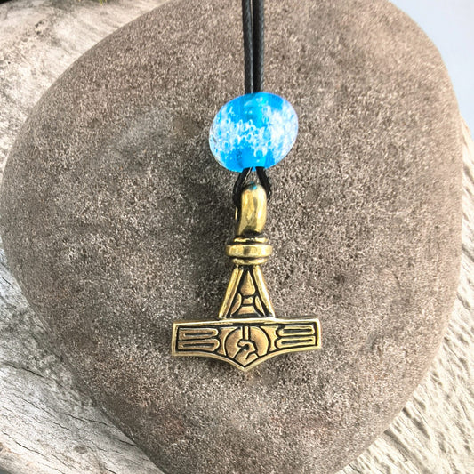 Viking Age Thor’s Hammer Pendant from Gotland – Hand-Cast Mjölnir Replica (10th Century)