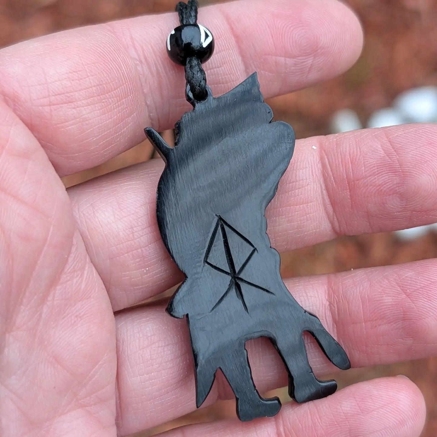 Vendel Period Ulfhethinn / Wolf Warrior Pendant – Bone or Horn Amulet