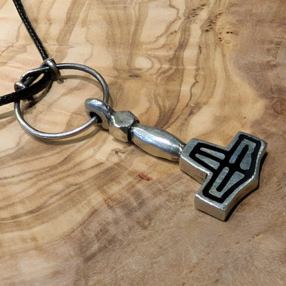 Viking Age Mjolnir Pendant – Birka Sweden Thor’s Hammer Replica in Brass or Pewter