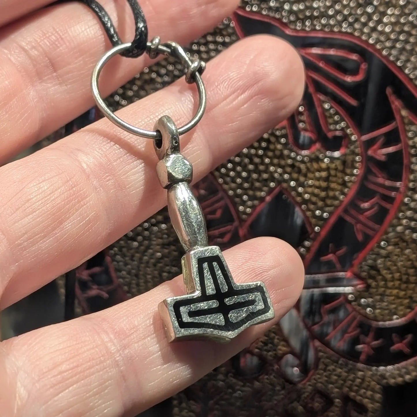 Viking Age Mjolnir Pendant – Birka Sweden Thor’s Hammer Replica in Brass or Pewter