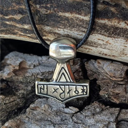 Runic Thor’s Hammer from Lolland – Viking Age Mjölnir Replica with Inscription