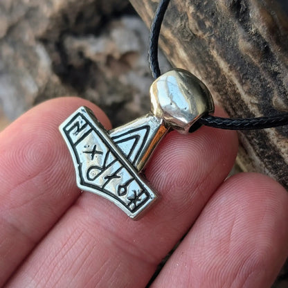 Runic Thor’s Hammer from Lolland – Viking Age Mjölnir Replica with Inscription