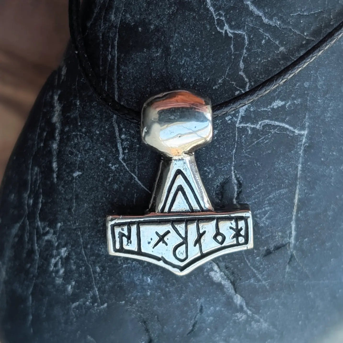 Runic Thor’s Hammer from Lolland – Viking Age Mjölnir Replica with Inscription