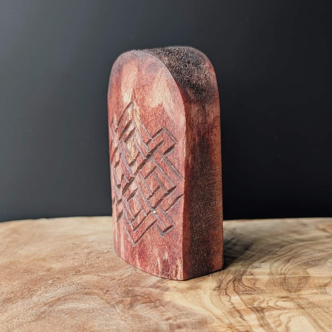 Lewis Chessmen Pawn – Moose Antler Hand-Carved Replica