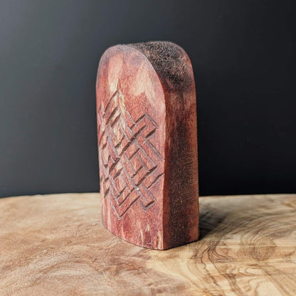 Lewis Chessmen Pawn – Moose Antler Hand-Carved Replica