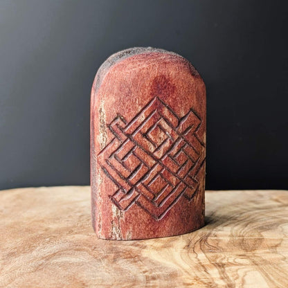 Lewis Chessmen Pawn – Moose Antler Hand-Carved Replica