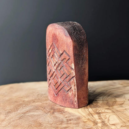 Lewis Chessmen Pawn – Moose Antler Hand-Carved Replica