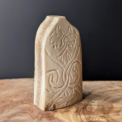 Lewis Chessmen Pawn – Moose Antler Hand-Carved Replica