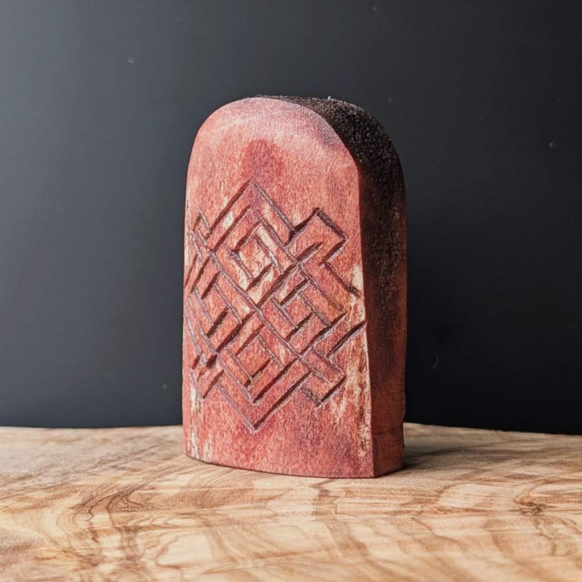 Lewis Chessmen Pawn – Moose Antler Hand-Carved Replica