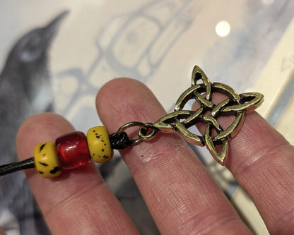 Witch's Knot Pendant – Handmade Brass Celtic Knot Necklace