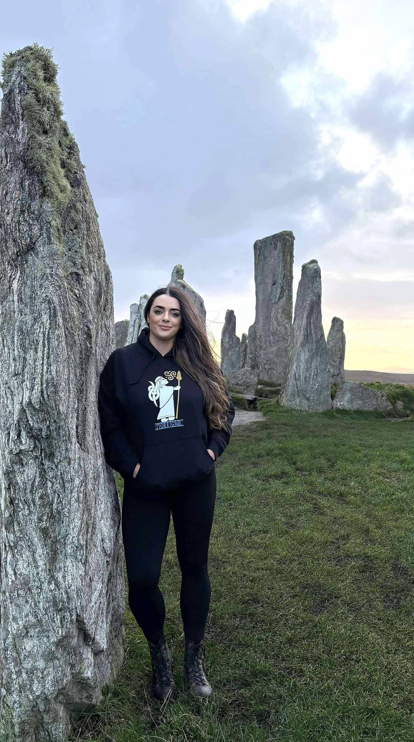 Morrígan Celtic Goddess Unisex Hoodie – Power, Fate & Mythology
