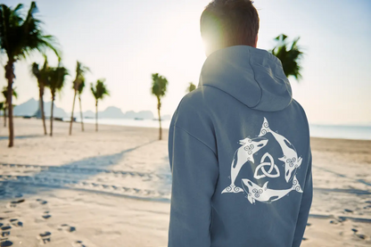 Unisex Hoodie – Orca Celtic Knot Back Print