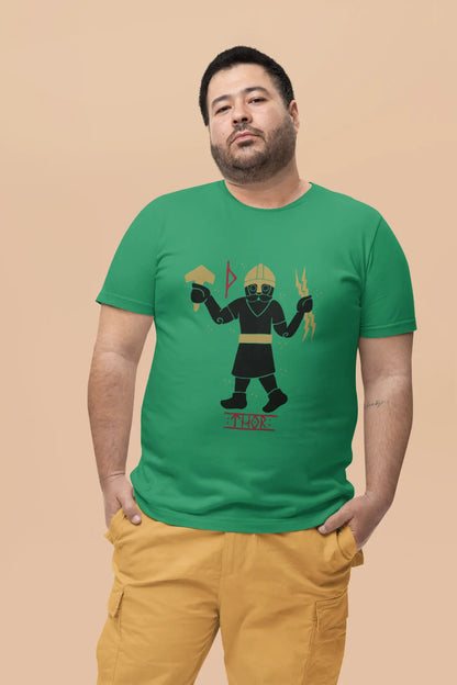 Thor Stormforged Viking T-Shirt – Norse Mythology & Mjolnir Symbol