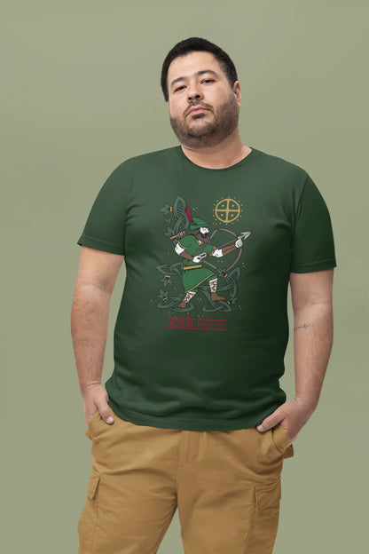 Robin Hood T-Shirt – Outlaw Hero of Sherwood Forest Unisex Cotton Tee