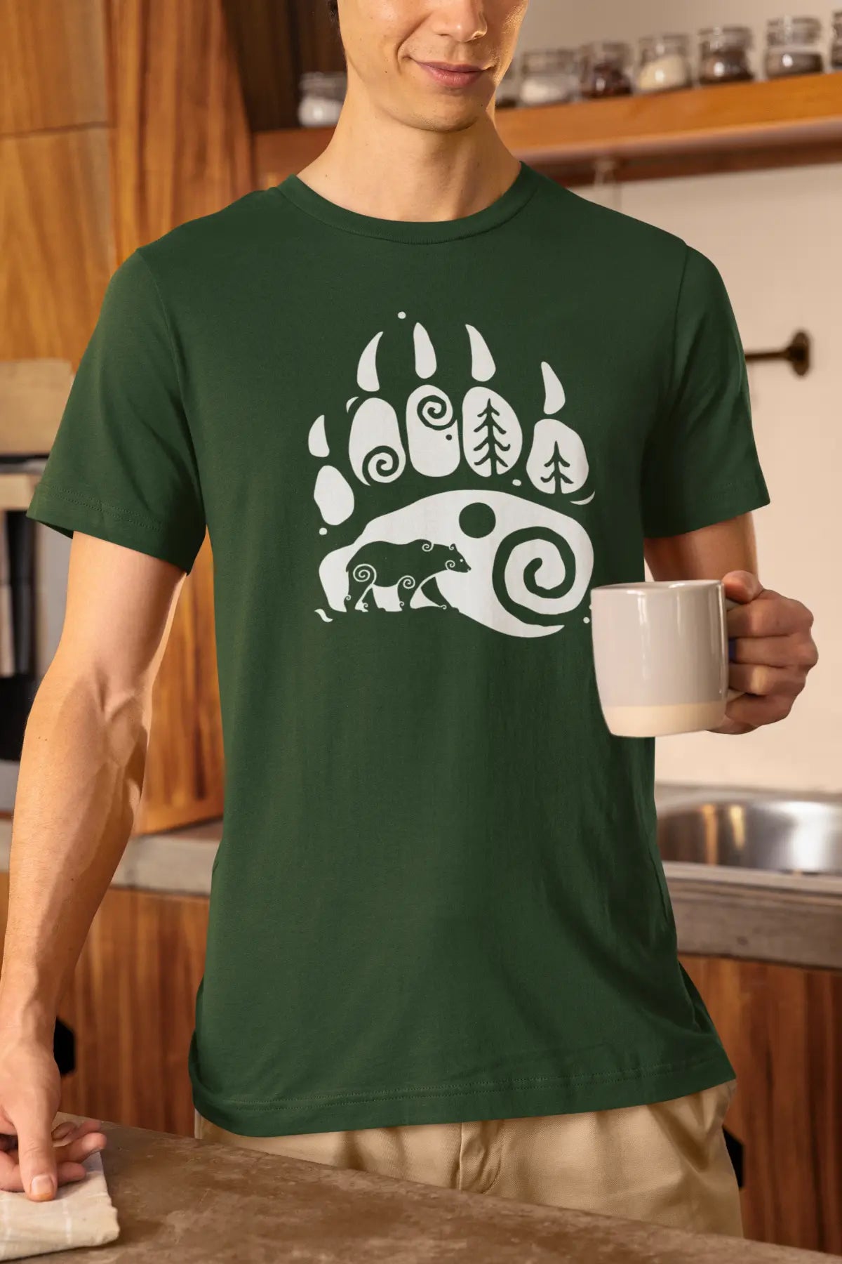 Bear Paw Unisex T-Shirt – King of the Forest